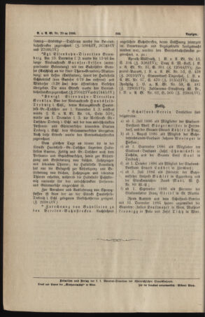 Verordnungs- und Anzeige-Blatt der k.k. General-Direction der österr. Staatsbahnen 18861224 Seite: 8