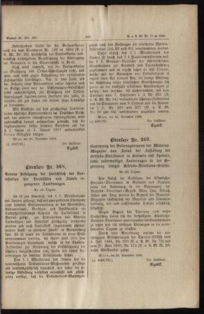 Verordnungs- und Anzeige-Blatt der k.k. General-Direction der österr. Staatsbahnen 18861229 Seite: 3