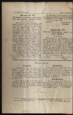 Verordnungs- und Anzeige-Blatt der k.k. General-Direction der österr. Staatsbahnen 18861231 Seite: 4