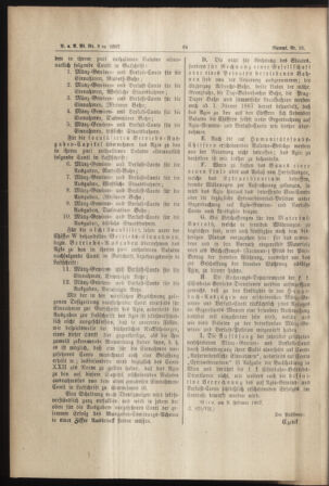 Verordnungs- und Anzeige-Blatt der k.k. General-Direction der österr. Staatsbahnen 18870215 Seite: 10