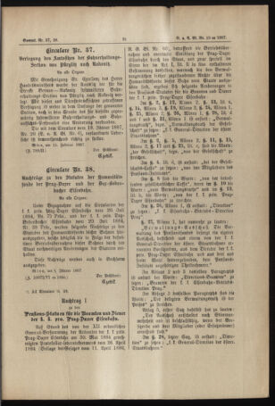 Verordnungs- und Anzeige-Blatt der k.k. General-Direction der österr. Staatsbahnen 18870219 Seite: 3