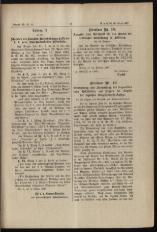 Verordnungs- und Anzeige-Blatt der k.k. General-Direction der österr. Staatsbahnen 18870219 Seite: 5