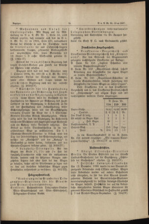 Verordnungs- und Anzeige-Blatt der k.k. General-Direction der österr. Staatsbahnen 18870219 Seite: 7