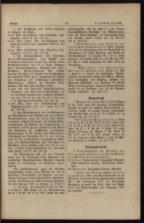 Verordnungs- und Anzeige-Blatt der k.k. General-Direction der österr. Staatsbahnen 18870320 Seite: 7