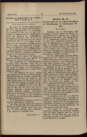 Verordnungs- und Anzeige-Blatt der k.k. General-Direction der österr. Staatsbahnen 18870328 Seite: 5