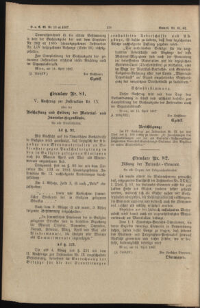 Verordnungs- und Anzeige-Blatt der k.k. General-Direction der österr. Staatsbahnen 18870421 Seite: 4