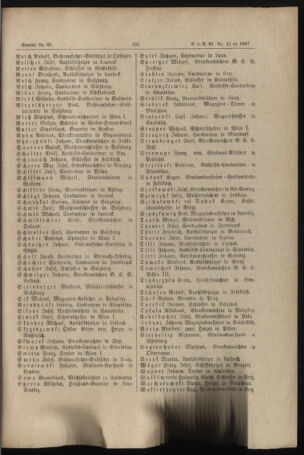 Verordnungs- und Anzeige-Blatt der k.k. General-Direction der österr. Staatsbahnen 18870510 Seite: 15