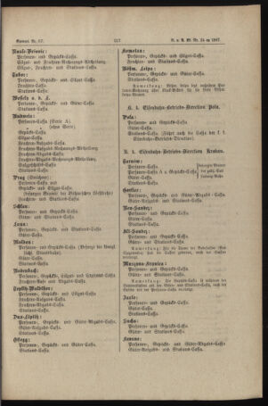 Verordnungs- und Anzeige-Blatt der k.k. General-Direction der österr. Staatsbahnen 18870529 Seite: 5