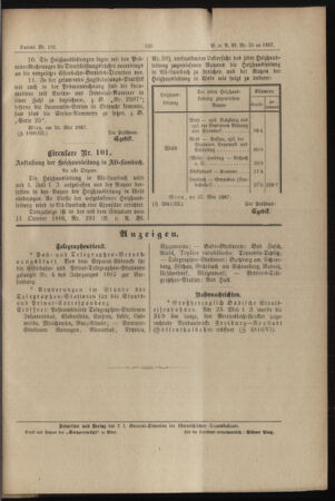 Verordnungs- und Anzeige-Blatt der k.k. General-Direction der österr. Staatsbahnen 18870603 Seite: 3