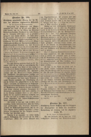 Verordnungs- und Anzeige-Blatt der k.k. General-Direction der österr. Staatsbahnen 18870619 Seite: 3