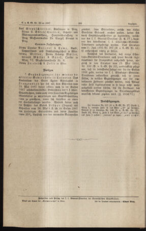 Verordnungs- und Anzeige-Blatt der k.k. General-Direction der österr. Staatsbahnen 18870709 Seite: 4