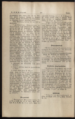 Verordnungs- und Anzeige-Blatt der k.k. General-Direction der österr. Staatsbahnen 18870722 Seite: 12