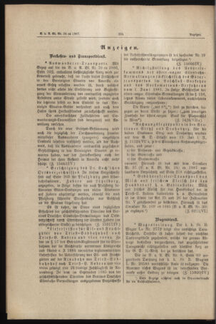 Verordnungs- und Anzeige-Blatt der k.k. General-Direction der österr. Staatsbahnen 18870729 Seite: 12