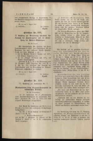 Verordnungs- und Anzeige-Blatt der k.k. General-Direction der österr. Staatsbahnen 18870816 Seite: 2