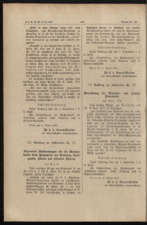 Verordnungs- und Anzeige-Blatt der k.k. General-Direction der österr. Staatsbahnen 18870816 Seite: 8