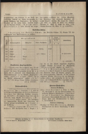 Verordnungs- und Anzeige-Blatt der k.k. General-Direction der österr. Staatsbahnen 18870902 Seite: 3