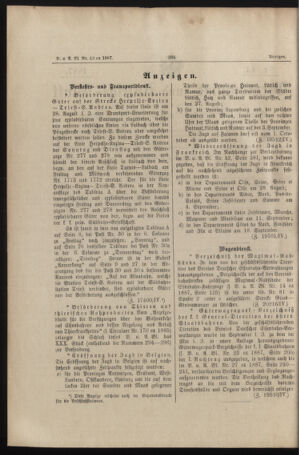 Verordnungs- und Anzeige-Blatt der k.k. General-Direction der österr. Staatsbahnen 18870924 Seite: 2