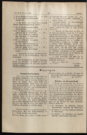 Verordnungs- und Anzeige-Blatt der k.k. General-Direction der österr. Staatsbahnen 18871001 Seite: 2