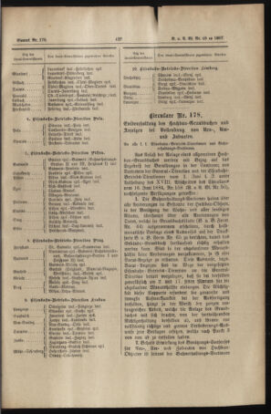 Verordnungs- und Anzeige-Blatt der k.k. General-Direction der österr. Staatsbahnen 18871105 Seite: 5