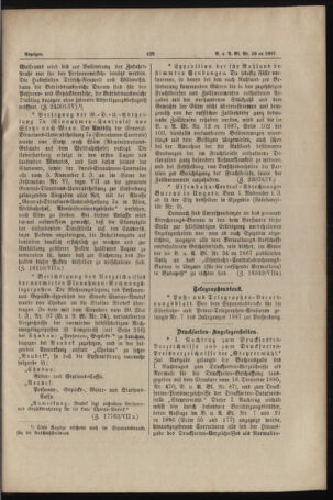 Verordnungs- und Anzeige-Blatt der k.k. General-Direction der österr. Staatsbahnen 18871105 Seite: 7