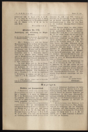 Verordnungs- und Anzeige-Blatt der k.k. General-Direction der österr. Staatsbahnen 18871112 Seite: 10