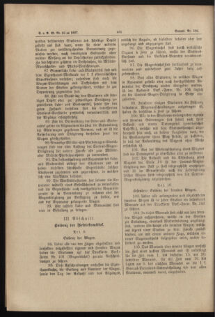 Verordnungs- und Anzeige-Blatt der k.k. General-Direction der österr. Staatsbahnen 18871122 Seite: 8