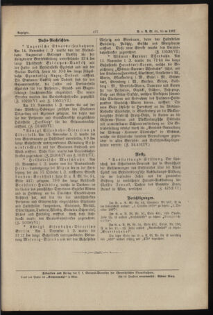 Verordnungs- und Anzeige-Blatt der k.k. General-Direction der österr. Staatsbahnen 18871205 Seite: 3