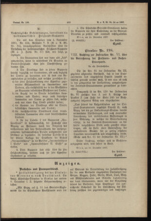 Verordnungs- und Anzeige-Blatt der k.k. General-Direction der österr. Staatsbahnen 18871224 Seite: 5