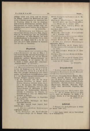 Verordnungs- und Anzeige-Blatt der k.k. General-Direction der österr. Staatsbahnen 18871224 Seite: 6