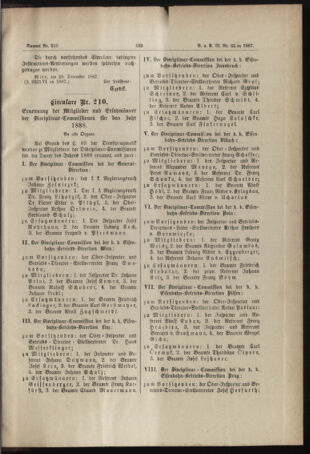 Verordnungs- und Anzeige-Blatt der k.k. General-Direction der österr. Staatsbahnen 18871231 Seite: 11