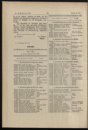 Verordnungs- und Anzeige-Blatt der k.k. General-Direction der österr. Staatsbahnen 18871231 Seite: 2