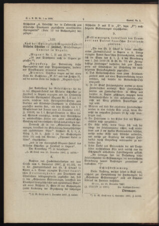 Verordnungs- und Anzeige-Blatt der k.k. General-Direction der österr. Staatsbahnen 18880108 Seite: 2