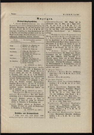 Verordnungs- und Anzeige-Blatt der k.k. General-Direction der österr. Staatsbahnen 18880108 Seite: 3