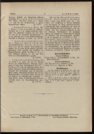 Verordnungs- und Anzeige-Blatt der k.k. General-Direction der österr. Staatsbahnen 18880121 Seite: 7