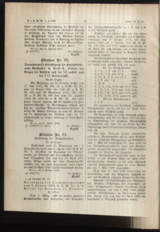 Verordnungs- und Anzeige-Blatt der k.k. General-Direction der österr. Staatsbahnen 18880218 Seite: 2