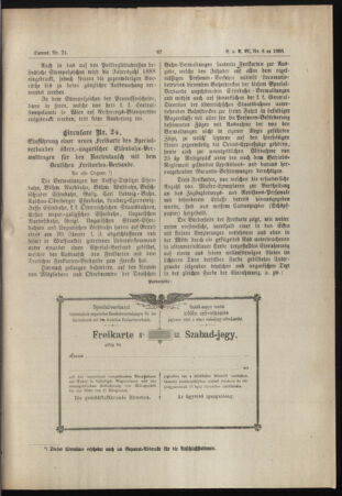 Verordnungs- und Anzeige-Blatt der k.k. General-Direction der österr. Staatsbahnen 18880218 Seite: 3