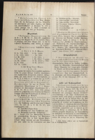 Verordnungs- und Anzeige-Blatt der k.k. General-Direction der österr. Staatsbahnen 18880218 Seite: 6