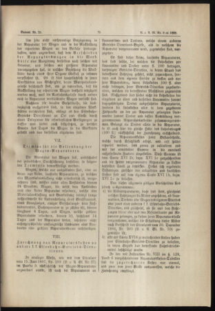 Verordnungs- und Anzeige-Blatt der k.k. General-Direction der österr. Staatsbahnen 18880225 Seite: 3