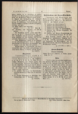 Verordnungs- und Anzeige-Blatt der k.k. General-Direction der österr. Staatsbahnen 18880316 Seite: 4