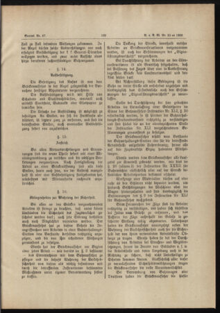 Verordnungs- und Anzeige-Blatt der k.k. General-Direction der österr. Staatsbahnen 18880330 Seite: 5