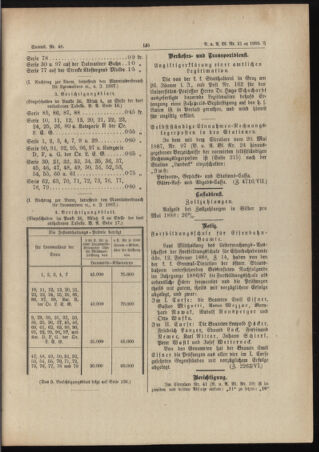 Verordnungs- und Anzeige-Blatt der k.k. General-Direction der österr. Staatsbahnen 18880428 Seite: 5