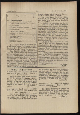 Verordnungs- und Anzeige-Blatt der k.k. General-Direction der österr. Staatsbahnen 18880503 Seite: 3