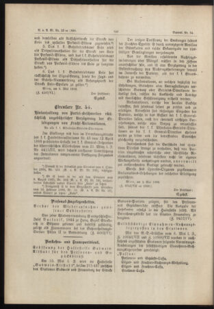 Verordnungs- und Anzeige-Blatt der k.k. General-Direction der österr. Staatsbahnen 18880513 Seite: 2