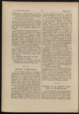 Verordnungs- und Anzeige-Blatt der k.k. General-Direction der österr. Staatsbahnen 18880519 Seite: 20