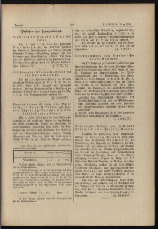 Verordnungs- und Anzeige-Blatt der k.k. General-Direction der österr. Staatsbahnen 18880601 Seite: 5