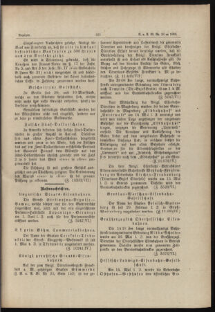 Verordnungs- und Anzeige-Blatt der k.k. General-Direction der österr. Staatsbahnen 18880601 Seite: 7