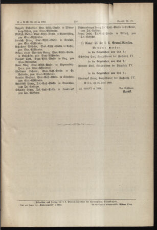 Verordnungs- und Anzeige-Blatt der k.k. General-Direction der österr. Staatsbahnen 18880626 Seite: 13