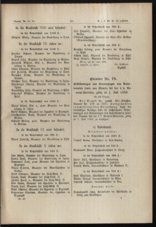 Verordnungs- und Anzeige-Blatt der k.k. General-Direction der österr. Staatsbahnen 18880626 Seite: 9