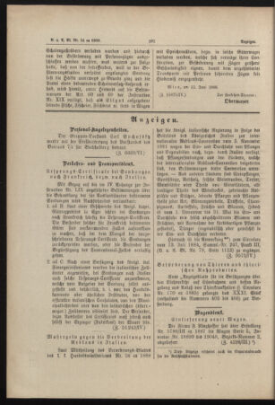 Verordnungs- und Anzeige-Blatt der k.k. General-Direction der österr. Staatsbahnen 18880721 Seite: 6