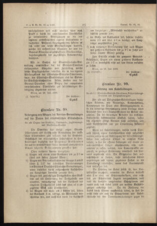 Verordnungs- und Anzeige-Blatt der k.k. General-Direction der österr. Staatsbahnen 18880731 Seite: 2